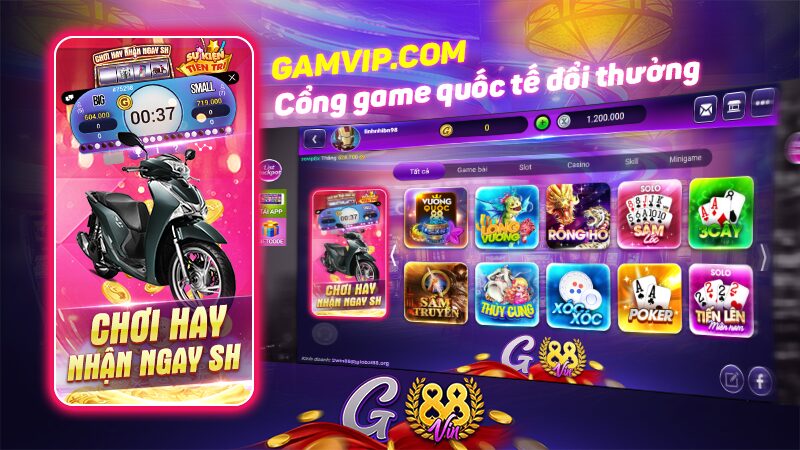 GamVip - Sân chơi đánh bài ăn thưởng thật chất lượng hàng đầu Việt Nam - 789 Club