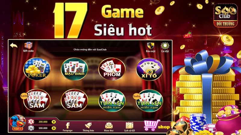 Sao79 Vin - Phiên bản mới toanh và chất lượng gấp nhiều lần của Sao Club - 789 Club